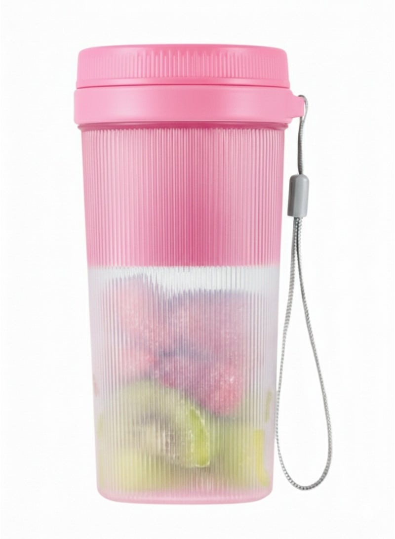 300ml Portable Mini Personal Blender – USB Rechargeable Juicer Blender, 6 Stainless Steel Blades for Kitchen, Home, Travel, Office, and Sports, One-Button Operation, Ideal for Smoothies, Protein Shakes, and Baby Food - Image 2